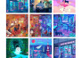 create a detailed lofi art, background art, custom illustration, human art